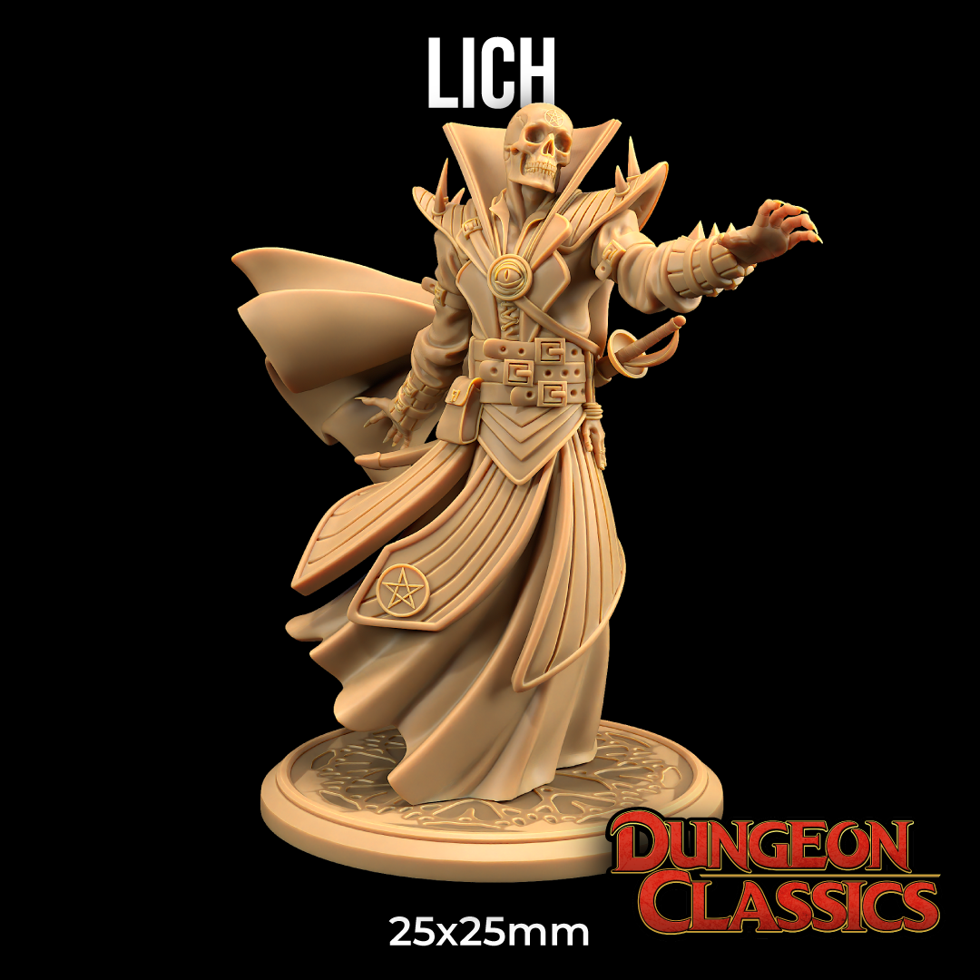 Warlock Lich | PRESUPPORTED | Dungeon Classics